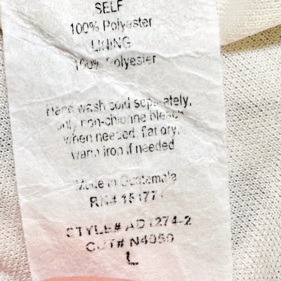 🐆 GILLI Leopard Print Tiered Dress | Tan Brown Cream | Sz L | Flowy, Feminine - Picture 6 of 6